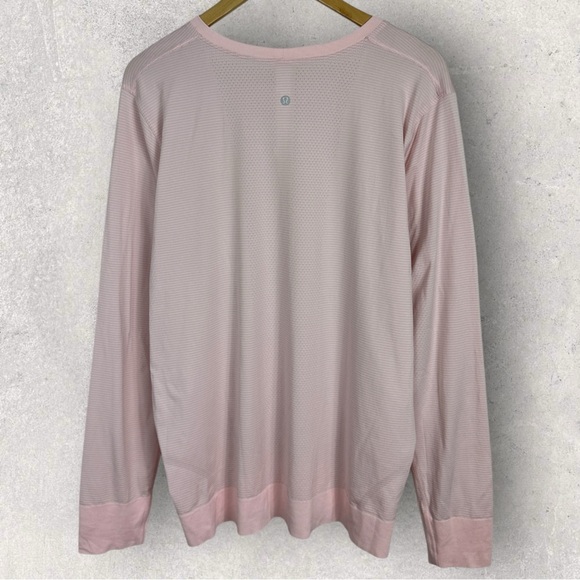 NEW Lululemon Swiftly Tech Long Sleeve Crew Neck Relaxed Fit Tee Womens 16 Pink - Picture 15 of 15